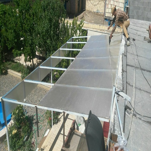 ساخت سقف حیاط خلوت