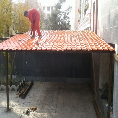 سقف فلزی پارکینگ